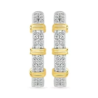Diamond Hoop Earring