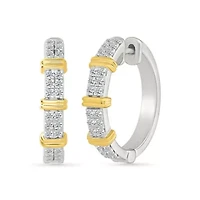 Diamond Hoop Earring