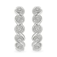Diamond Fashion Hoop Earring