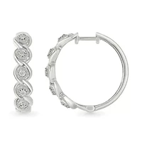 Diamond Fashion Hoop Earring
