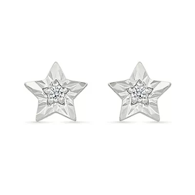 Diamond Star Stud Earring