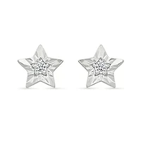 Diamond Star Stud Earring