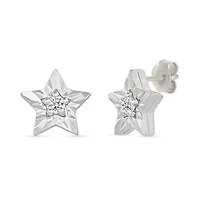 Diamond Star Stud Earring