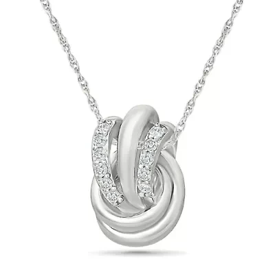 Diamond Knot Fancy Necklace