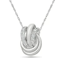 Diamond Knot Fancy Necklace