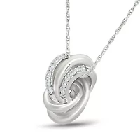 Diamond Knot Fancy Necklace