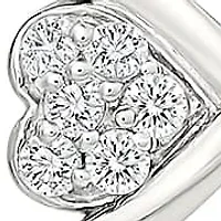 Diamond Infinty Heart Necklace