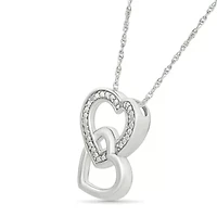 Diamond Entwined Fashion Pendant