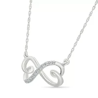 Diamond Infinity Heart Fashion Necklace