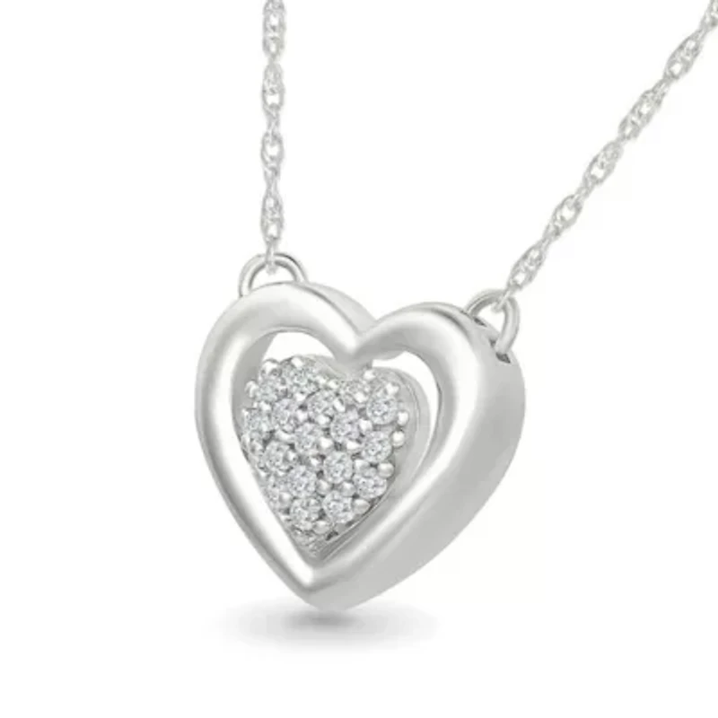 Diamond Fashion Heart Necklace