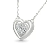 Diamond Fashion Heart Necklace