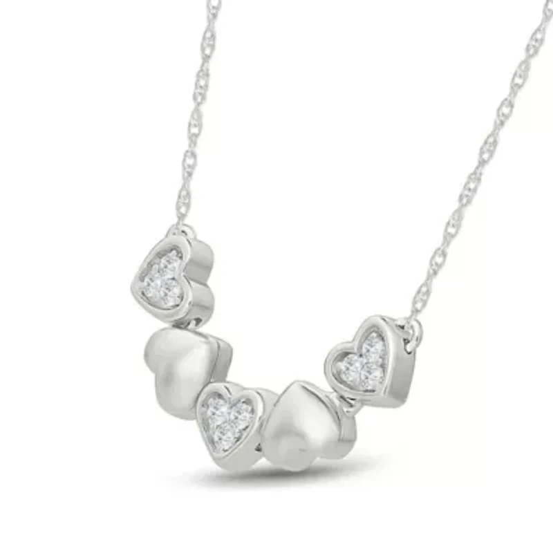 Diamond Fancy Heart Necklace