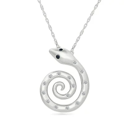 Diamond Snake Necklace