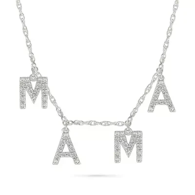 Diamond Mama Station Necklace