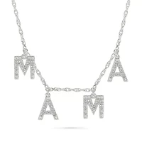 Diamond Mama Station Necklace