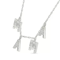 Diamond Mama Station Necklace