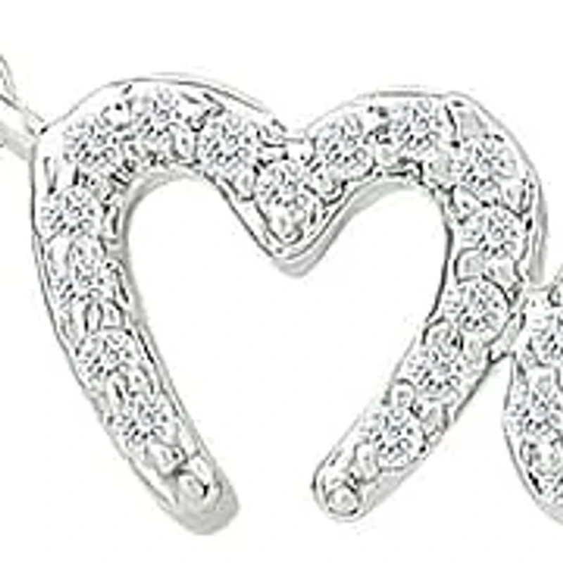 Diamond Fancy Heart Necklace