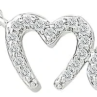 Diamond Fancy Heart Necklace