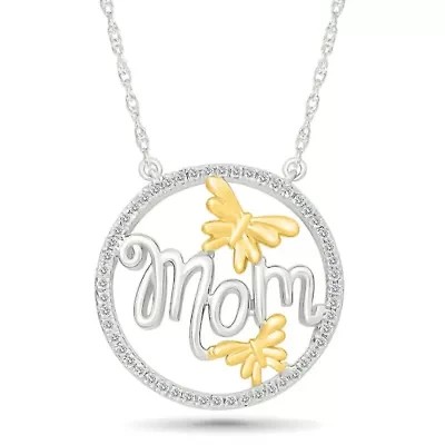 Diamond Fancy Mom Necklace
