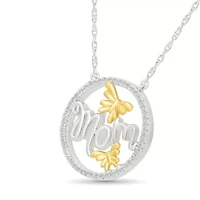 Diamond Fancy Mom Necklace