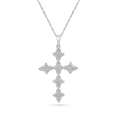 Diamond Cross Pendant