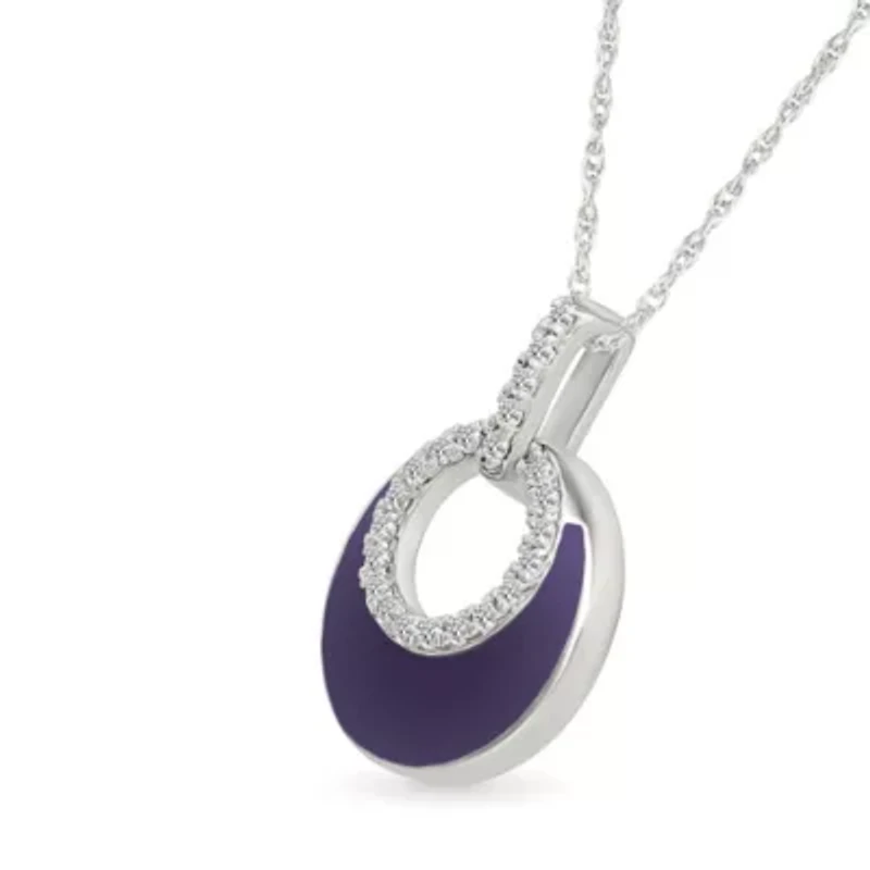 Diamond Fashion Circle Pendant