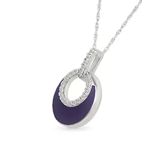 Diamond Fashion Circle Pendant