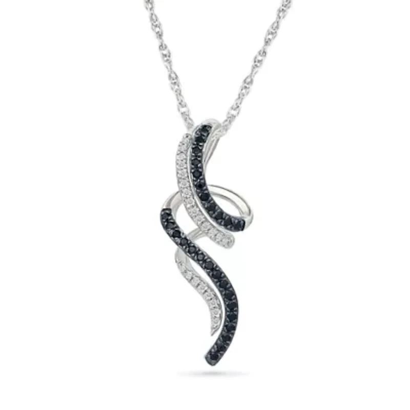 Diamond Swirl Fancy Pendant