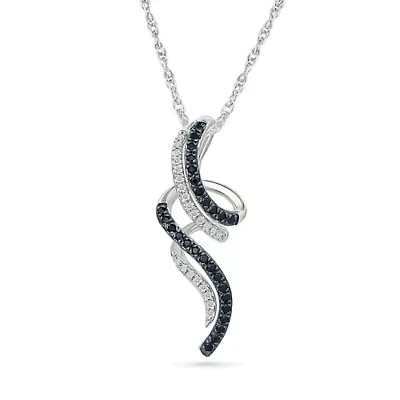Diamond Swirl Fancy Pendant