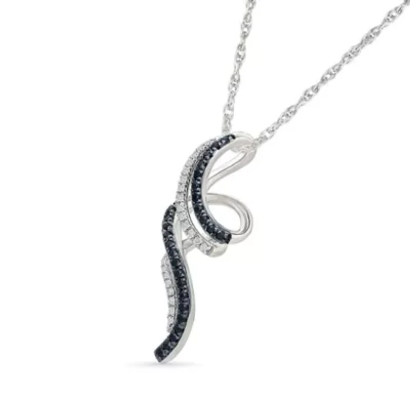 Diamond Swirl Fancy Pendant