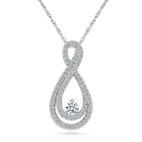 Diamond Infinity Fashion Pendant