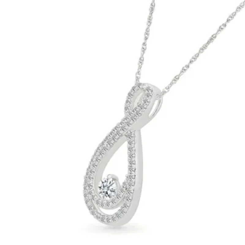 Diamond Infinity Fashion Pendant