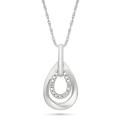 Diamond Tear Drop Fancy Pendant