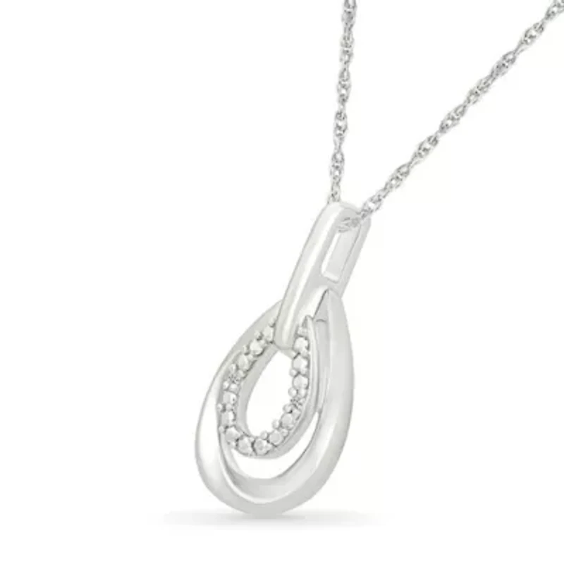 Diamond Tear Drop Fancy Pendant