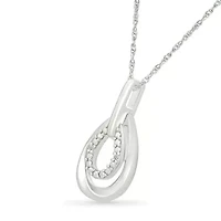 Diamond Tear Drop Fancy Pendant