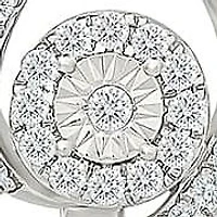 Diamond Fancy Infinty Pendant