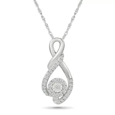 Diamond Fancy Infinty Pendant