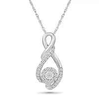 Diamond Fancy Infinty Pendant