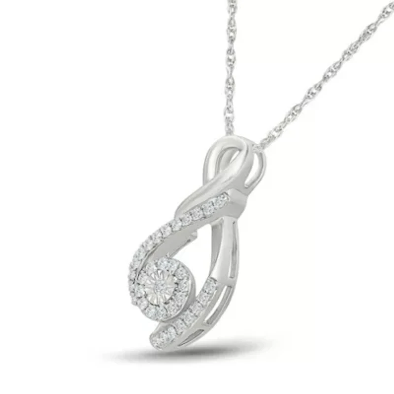 Diamond Fancy Infinty Pendant
