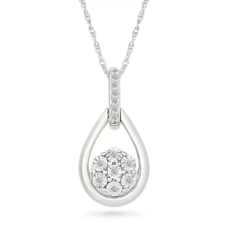 Diamond Cluster Fancy Pendant