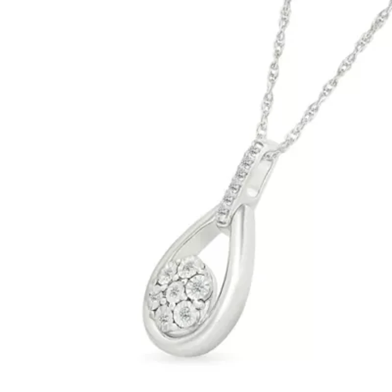 Diamond Cluster Fancy Pendant