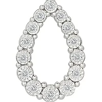 Diamond Pear Shape Pendant
