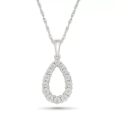 Diamond Pear Shape Pendant