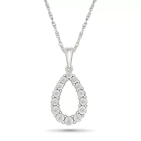 Diamond Pear Shape Pendant
