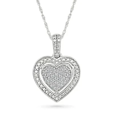 Diamond Fancy Heart Pendant