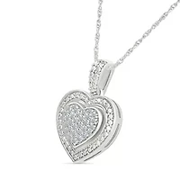 Diamond Fancy Heart Pendant