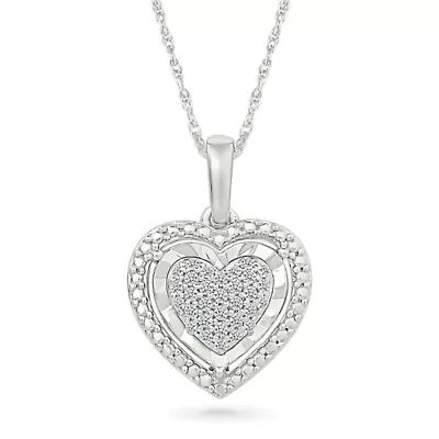 Diamond Fancy Heart Pendant
