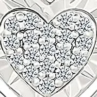 Diamond Fashion Heart Pendant