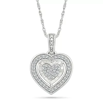 Diamond Fashion Heart Pendant