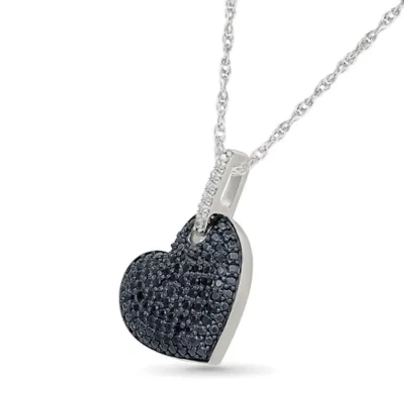 Diamond Composite Heart Pendant
